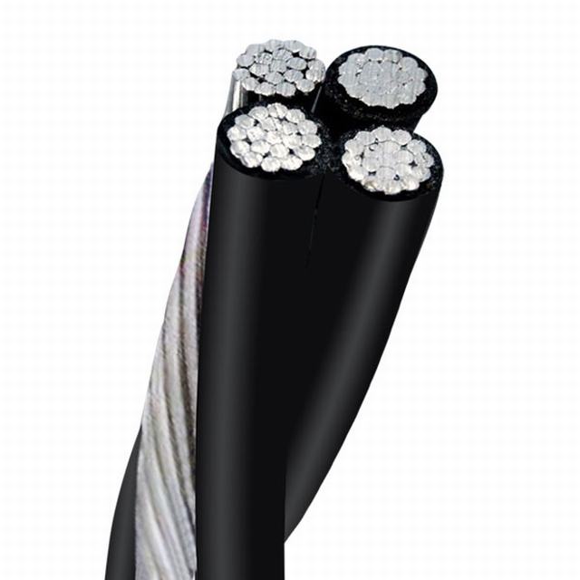 ABC cable xlpe insulated with AAC/ACSR/AAAC bare conductor Medium Voltage