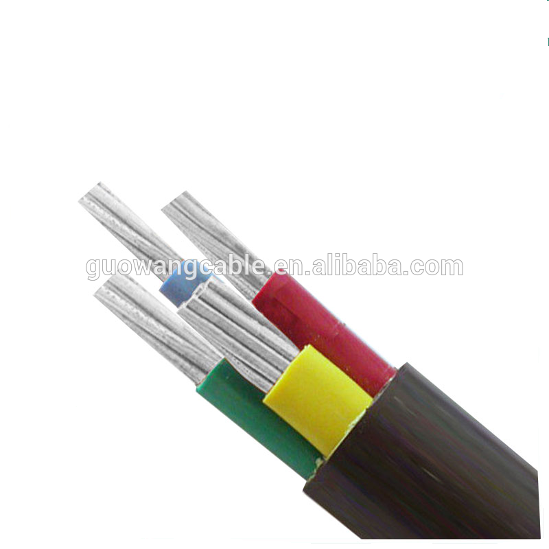 AXMK PVC Al/XLPE Terisolasi ISO/GB standar ukuran kabel listrik 1KV