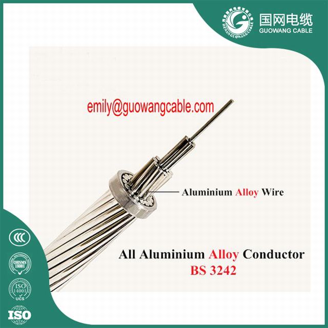 Aluminum Alloy Wire AAAC Greely Conductor Bare Aluminum Overhead Conductor
