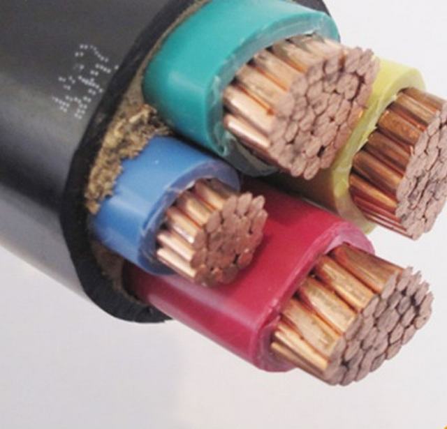 Aluminium atau Tembaga xlpe isolasi kabel LSZH Berselubung Tahan Api unarmoured