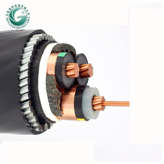 Armoured electrical cable YJV32 LV  copper wire