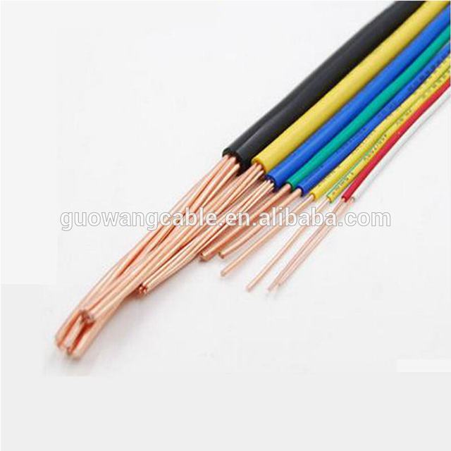 BVV 1.5mm2 electrical house wiring materials 4mm2 pvc insulation cable