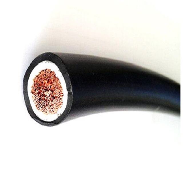 Black Rubber Flexible 10mm2 16mm2 25mm2 Oxygen Free Copper 200amp rubber welding copper cable