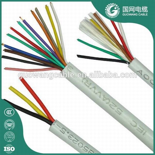 Chinese Supplier Flame retardant shielded system control cable ZR-KVVP22 1.5mm2