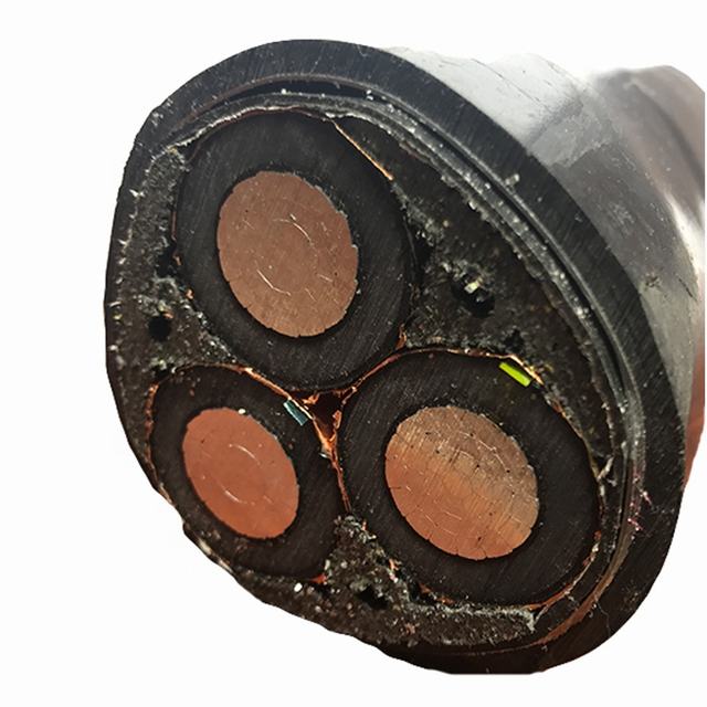 Conductor de cobre 3 núcleos 300mm2 150mm2 185mm2 120mm2 XLPE blindado Cable de alimentación