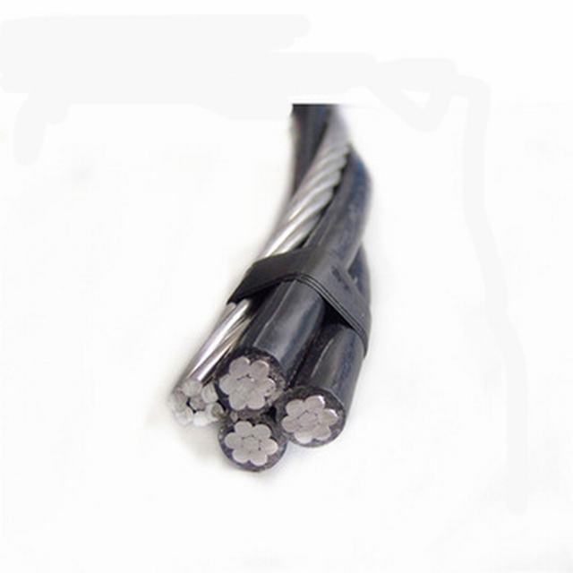 Kupfer Leiter Material und Overhead Anwendung kabel Schwarz