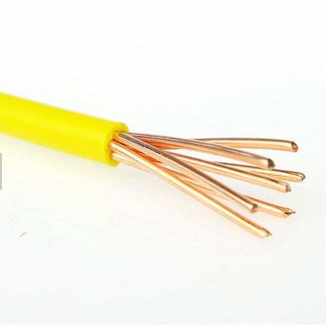 Conductor de cobre y Material de PVC chaqueta 25mm2 de alambre eléctrico