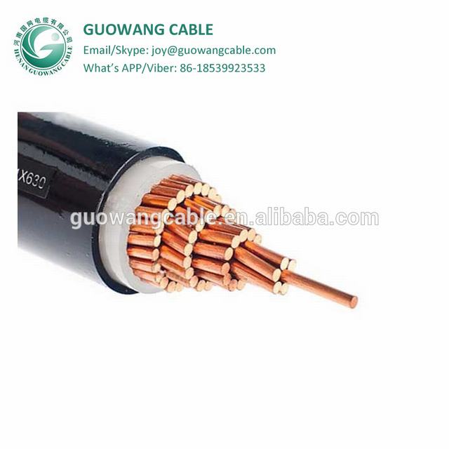 Conducteur en cuivre XLPE câble Électrique À Noyau Unique 535 Mcm