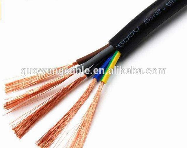 CABLE eléctrico CABLE de núcleo FLEXIBLE de PVC con aislamiento de CABLE de cobre de 1MM rojo