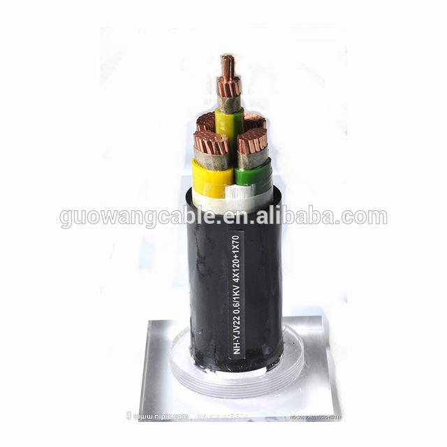 Electrical Power Cable MV Power Cable Cu Conductor XLPE Insulation Stainless Steel Tape Armored