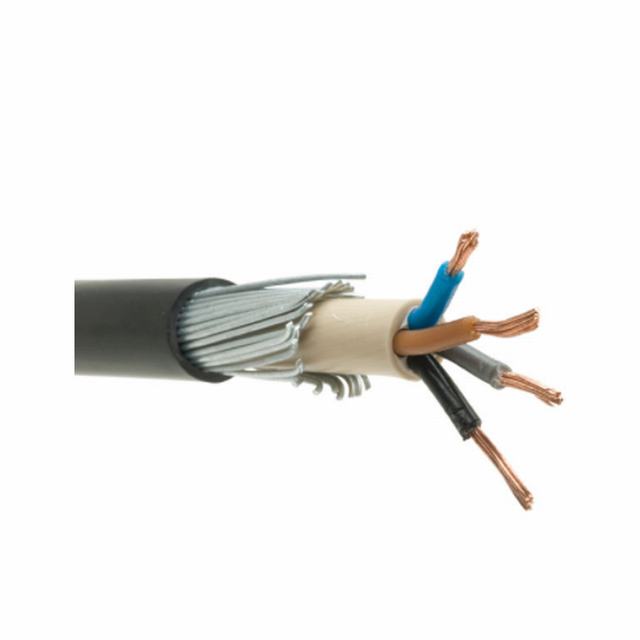 Rollo de alambre eléctrico longitud de cable XLPE cable blindado