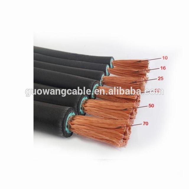 Factory price 70mm2 25mm2 welding cable rubber jacket cable