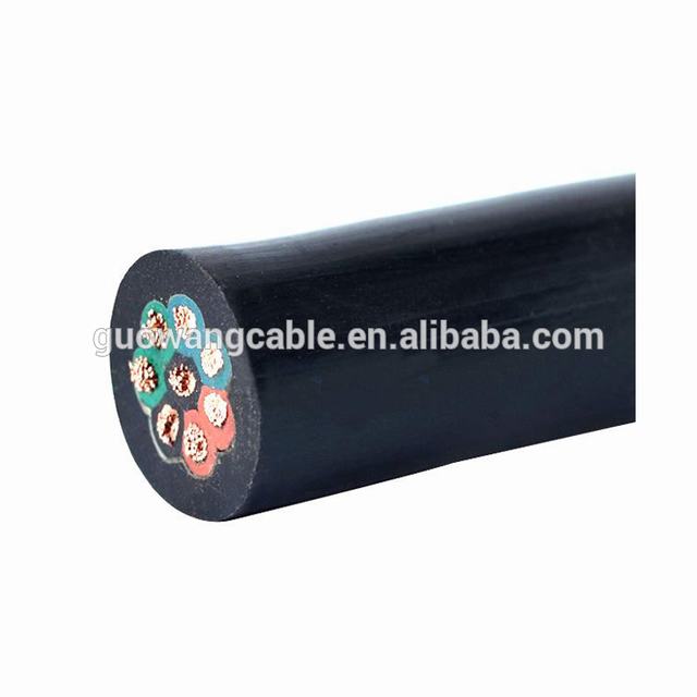 Flexible Kupfer Leiter Gummi Ummantelte Gummi Kabel H07Rn-F4G6mm2