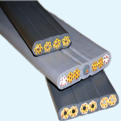 Fleksibel Cahaya Karet Lembut Silicone Lift Datar Kabel H01n2-D 16mm2 Angkat Trailing Kabel 16mm 5 Core