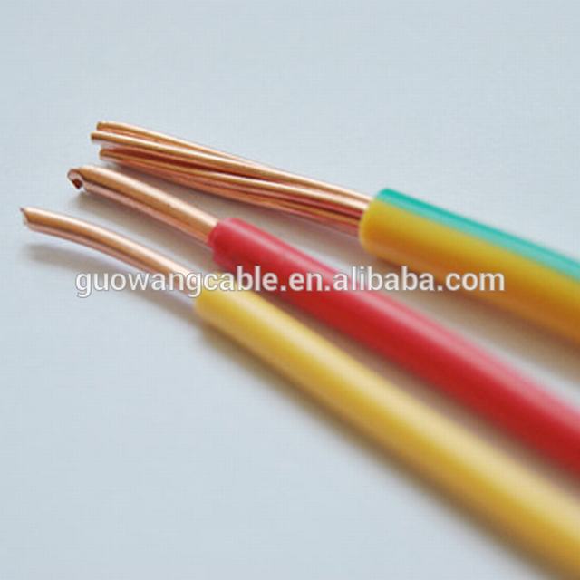 Flexible conductor de cobre hilo de alambre aislado de PVC/2,5mm kabel harga aislado de PVC cable eléctrico de cobre suministrados por la fábrica