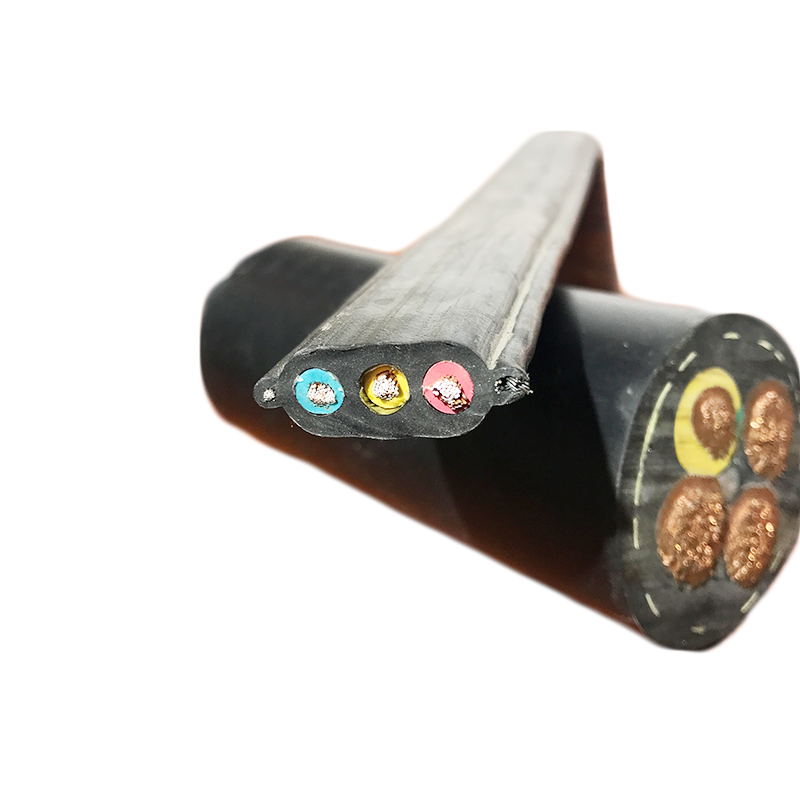 H07Zz-F H07RN-F 3 cores flexible copper conductor  flat rubber cable