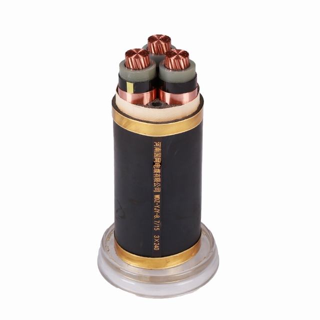 高電圧電気銅線 3 コア 70 ミリメートル銅ケーブル、電力線