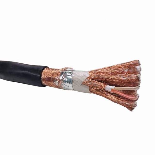KVVP pvc isolé et gainé fil de cuivre câble de contrôle blindé
