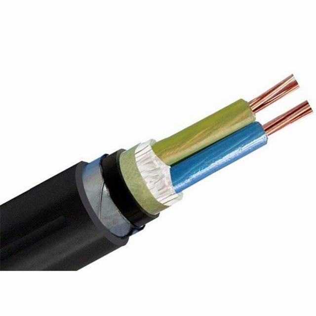 0.6/1 KV XLPE Insulated 2 Core Copper Conductor IEC 60502-1 Custom size AWG Galvanized Steel Tape Armoured Cable