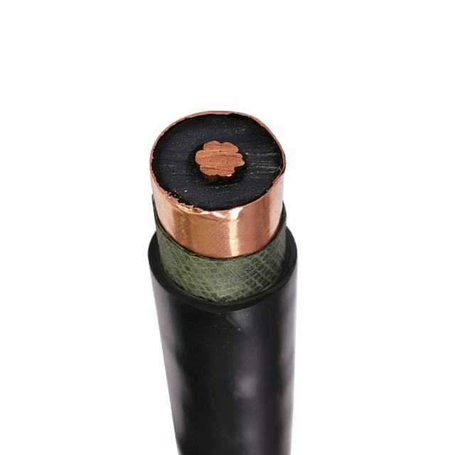 Simple noyau 8.7/15KV XLPE isolé ruban de cuivre blindé câble pvc veste câble d'alimentation