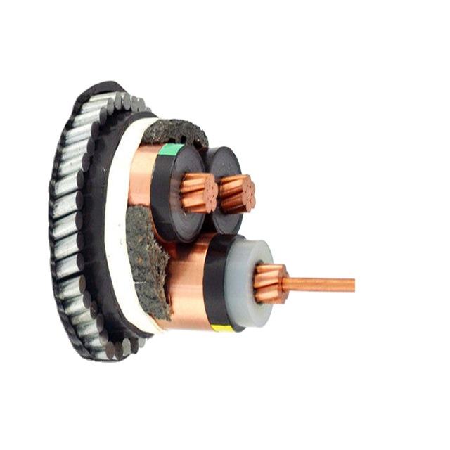 26/35KV Mindium Tension câble XLPE fil de cuivre 3 185 mm2 câble d'alimentation LSZH veste prix