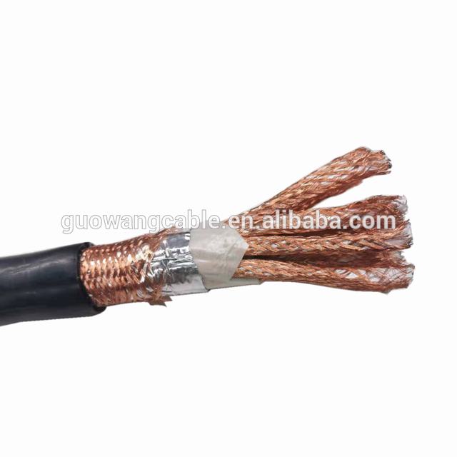 Copper Core PVC insulation Copper wire Screen PVC sheath Control Cable with Rated Voltage 0.45/0.75kV 1.5mm2 8 cores