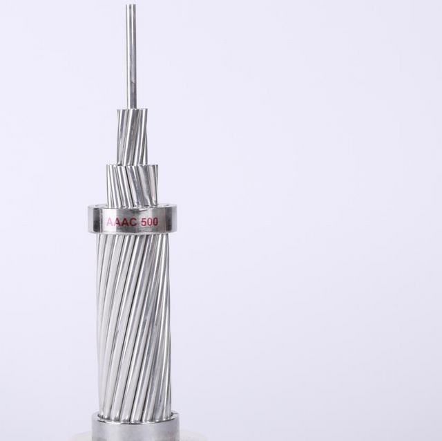 IEC standard Tout le Conducteur D'alliage D'aluminium taille 500mm2 120mm2 AAAC de Ligne de transmission aérienne