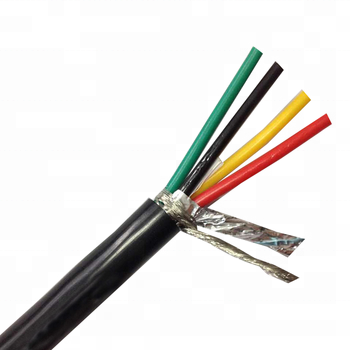 Rvvp câble pvc 0.5mm 2/ rvvp 2 noyaux câble de commande blindé/rvv 4 noyaux câble Personnalisé taille AWG