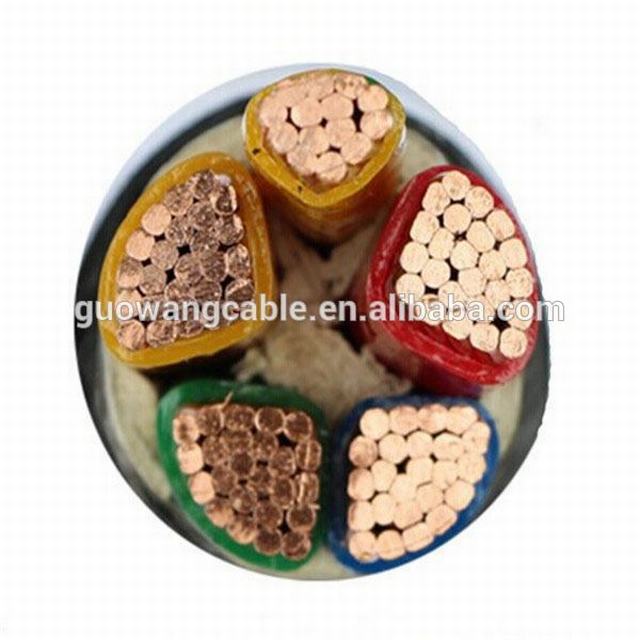 Manufacture price YJV 4 or 3 cores copper or aluminum conductor material power cable