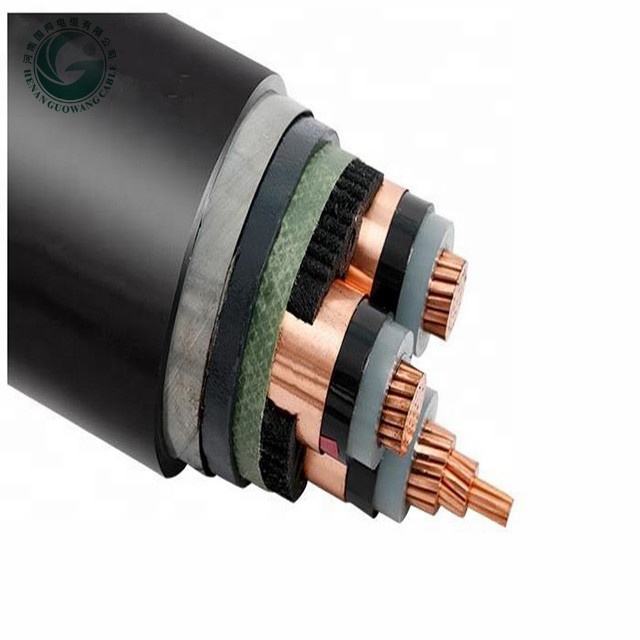 3 core 120 mm2 XLPE insulated copper conductor cable Medium Voltage power cable