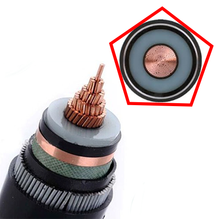 Tinggi/Tegangan Menengah Kabel Listrik 6/10KV Cu/XLPE/PVC (atau PE) kabel Listrik Kabel Harga 3*25/70/95mm2