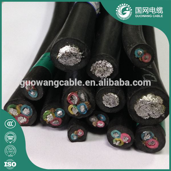 Alta calidad H07RN8-F cable flexible de goma/caucho impermeable/bomba sumergible cable de goma precio