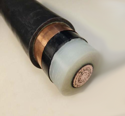 High Voltage Copper Conductor Cable 8.7 15 17.5 Kv Xlpe 400 Sq Mm