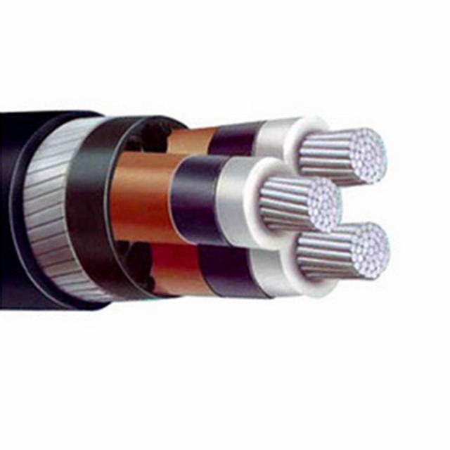 Alta calidad flexible 300mm core 3 core 5 core pvc/aislamiento xlpe cable de alimentación de cobre