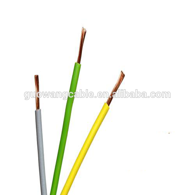 Home appliances electric copper conductor pvc insulation pvc sheath round electric wire and cable 16mm BVV300/500 v