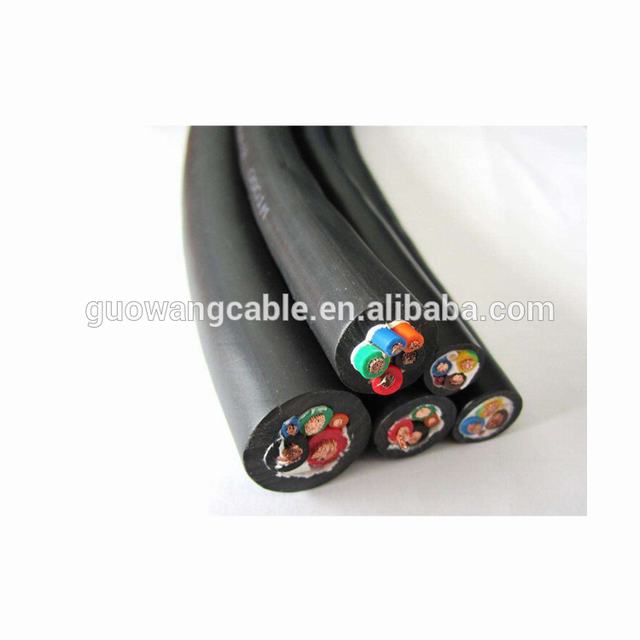 ISO Fabrikanten 3 Core 1.5mm2-35mm2 Outdoor Onderwater Waterdichte Elektrische Rubber Power Kabel