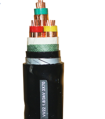 ISO peso estándar cable de cobre sólido o trenzado de cobre cable de alimentación 95mm cable de cobre 4 Core