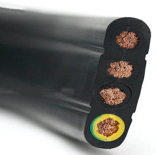 LST 4 Core pvc flexible cable de la bomba sumergible