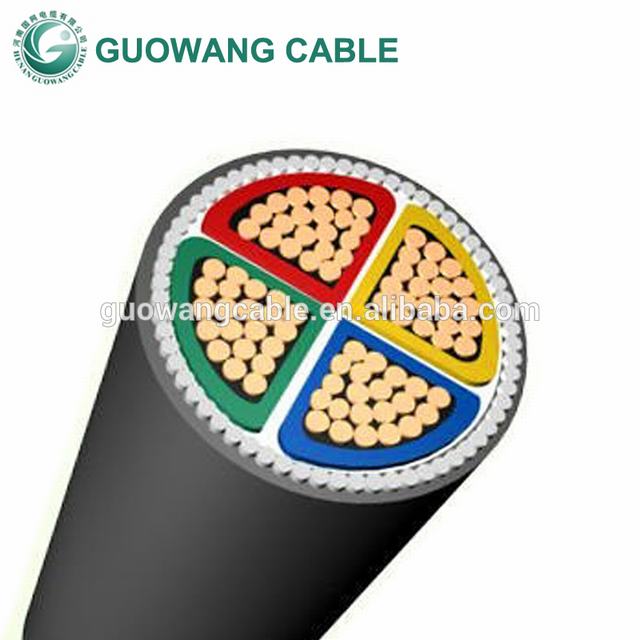LV cable blindado armadura de alambre de acero SWA XLPE 5x50mm