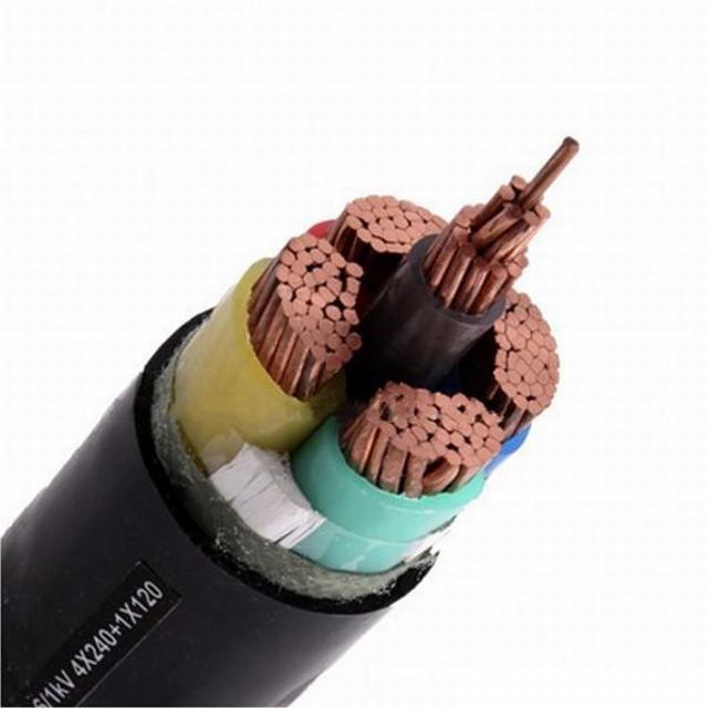 LV PVC Insulation Power Cable Armored Flexible Electrical Cable Under Earth 6mm
