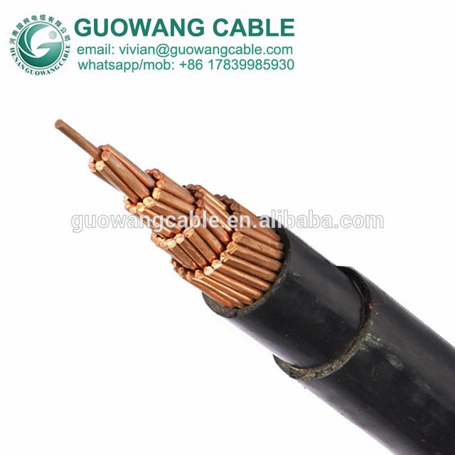 Baja Tensión Cu/PVC cable eléctrico especificación 120 150 185 240 mm2