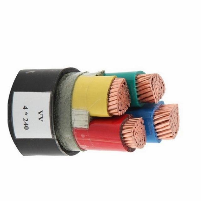 Berisolasi xlpe tegangan rendah 0.6/1kV 4 core 6mm armor fleksibel kabel listrik