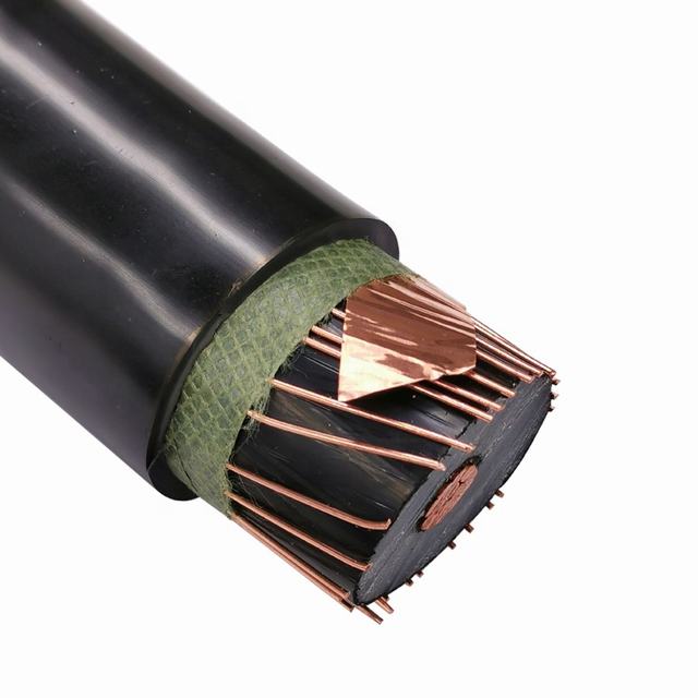 Moyenne tension PVC gainé XLPE isolé câble d'alimentation en cuivre