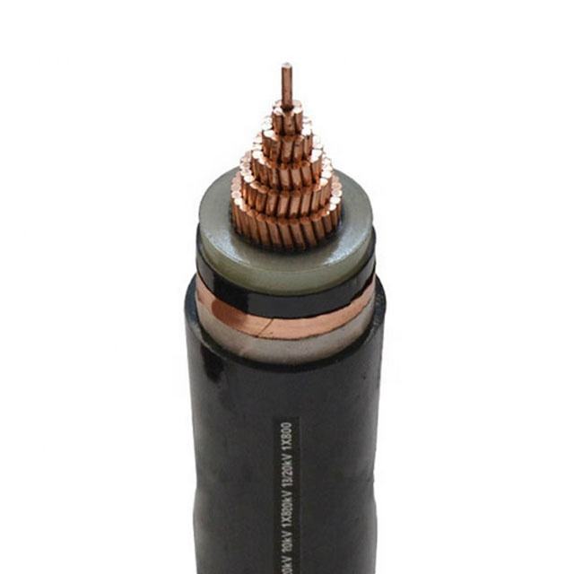 Medium voltage xlpe geïsoleerde swa 500mm koperen kern gepantserde kabel