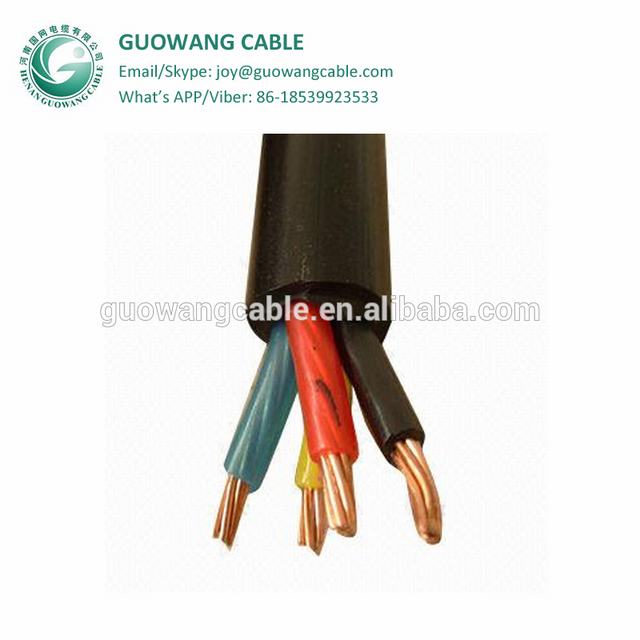 Multi Core cable flexible cable eléctrico/alambre de cobre precio por metro/Cu/PVC 1.5 ~ 120mm2 300/500 V como estándar