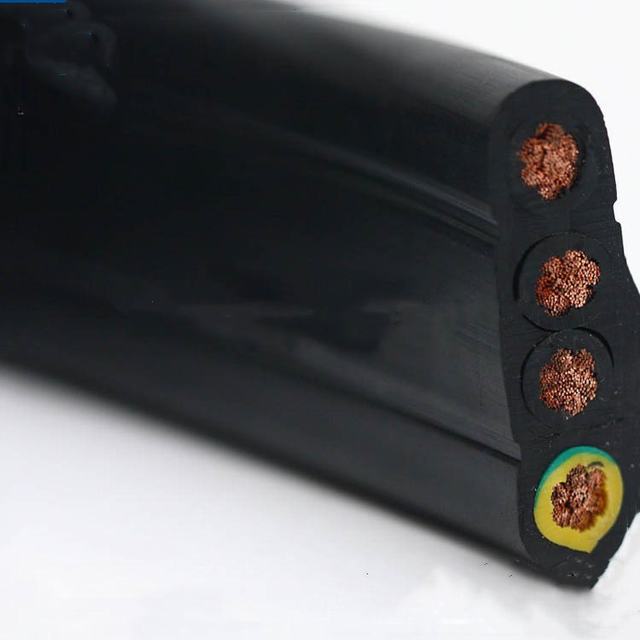 PVC bomba sumergible cable plano