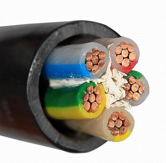 PVC Berselubung Kontrol Fleksibel Kabel XLPE Insulated, Konduktor Tembaga, Mengepang Terlindung