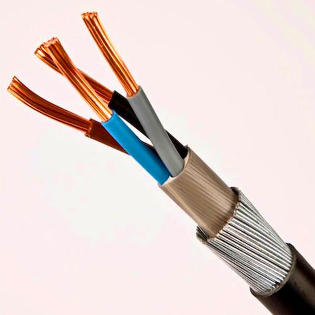 Câbles d'alimentation de puissance, 4core 35mm2 câble de cuivre, types de câbles électriques souterrains