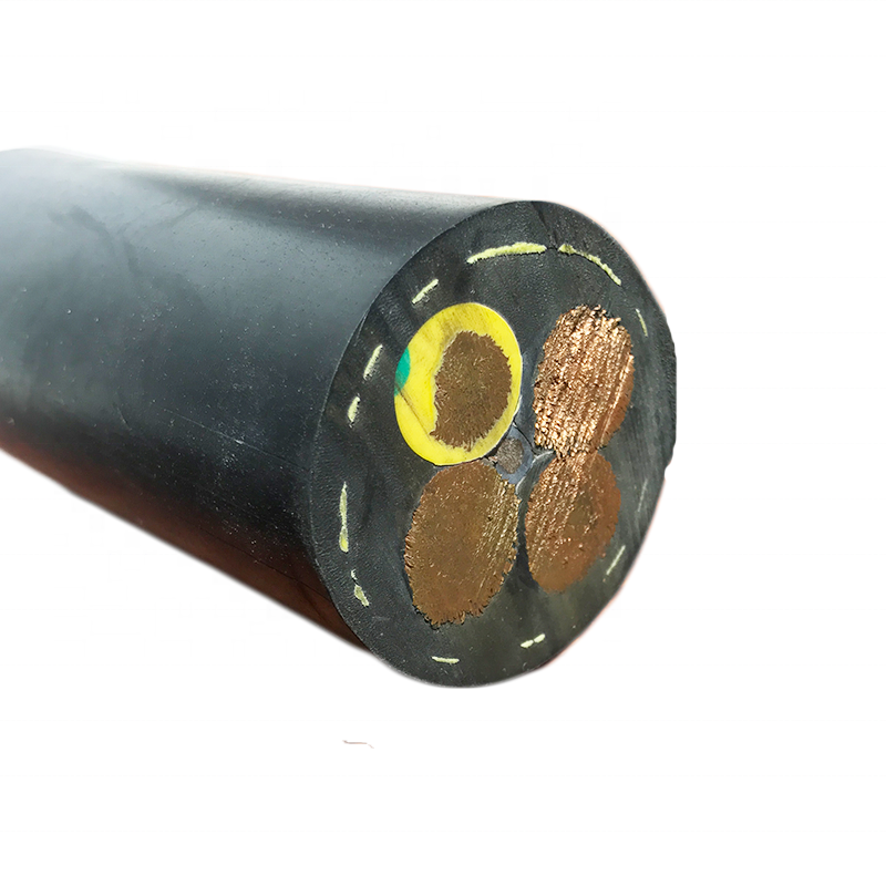 Round Rubber Waterproof Submersible Pump Cable