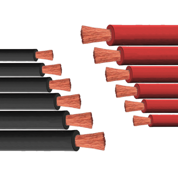 Rubber insulated flexible copper conductor welding cable